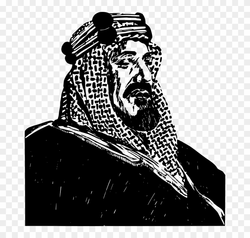 Arabia, Arabian, Face, Founder, History, King, Man - Saudi Arabia Icon Png Clipart #5846179