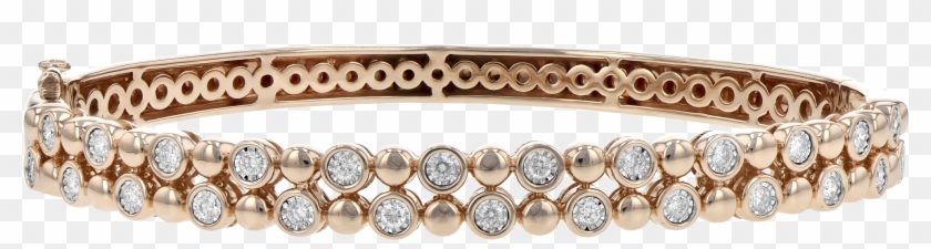 Rose Gold Bangle B1274 - Bracelet Clipart #5846180