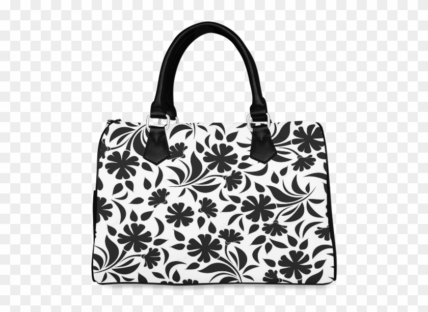 Dropshipping Flower Background Vector Black And White - White Background With Black Flowers Clipart