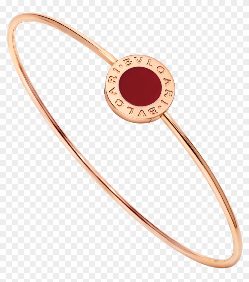 Bvlgari Bvlgari 18 Kt Rose Gold Bracelet Set With Carnelian - Bulgari Clipart