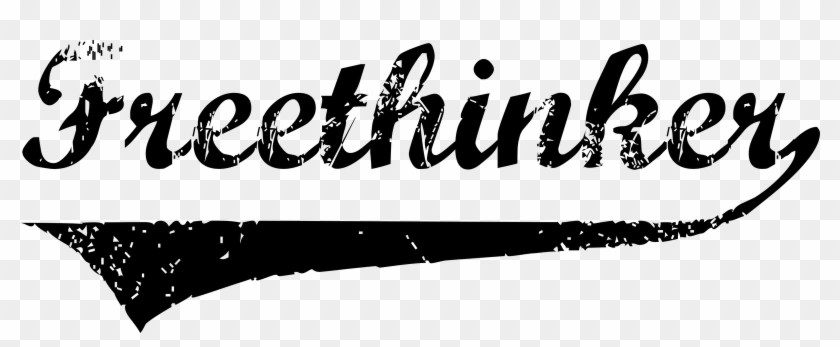 Freethinker Free Thinker, Nike Logo - Freethinkers Clipart