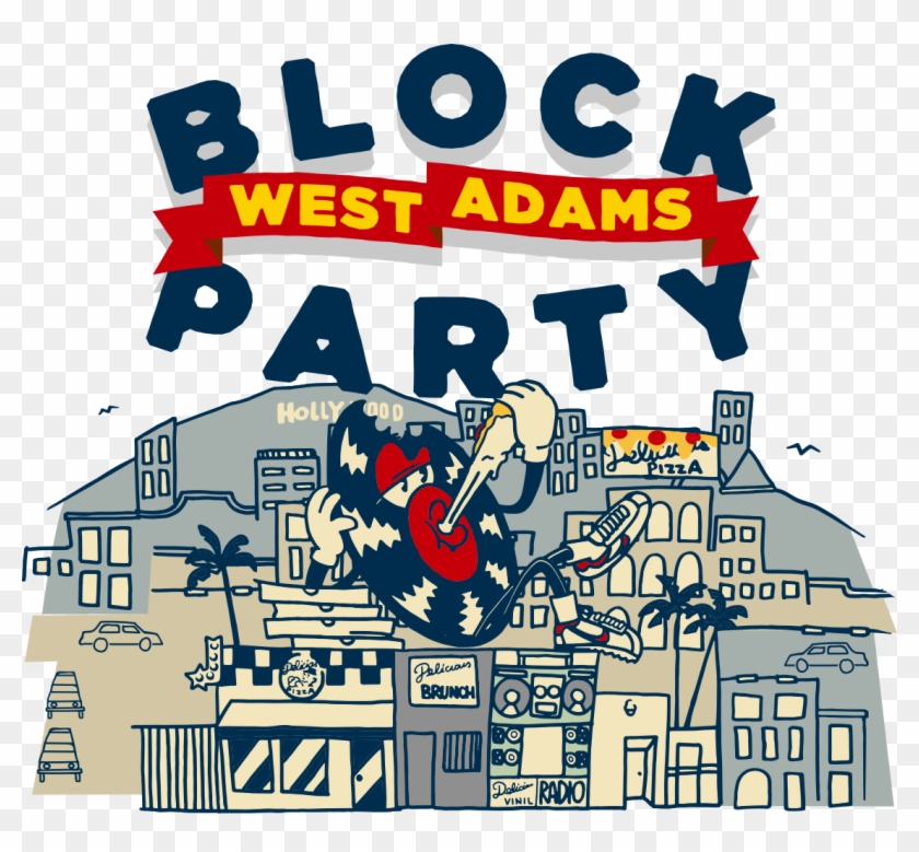 West Adams Block Party Clipart