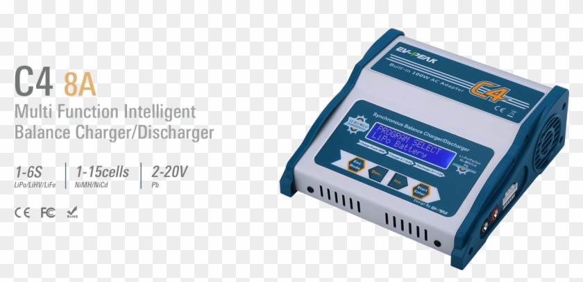 Ev-peak C4 Ac Dc 6a Rc Balance Charger Banner - Ev Peak Ac Dc 6a Clipart #5848300