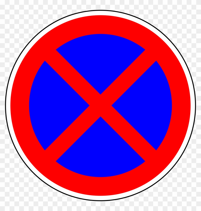 Open - Zákaz Státia A Zastavenia Clipart
