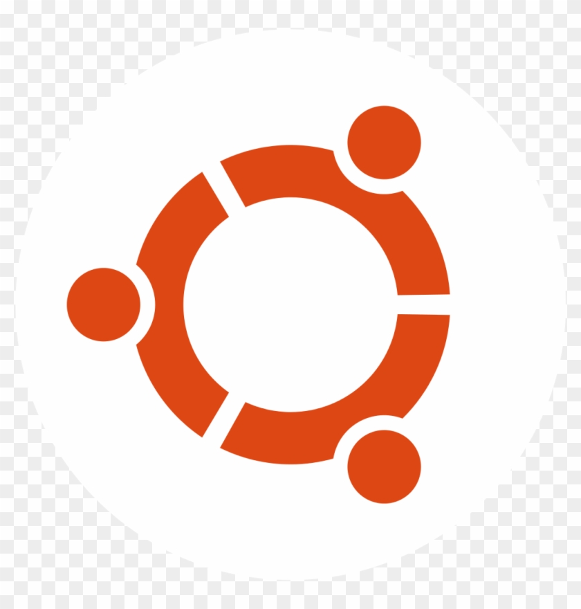 Logo Ubuntu Cof White Orange Hex - Ubuntu Logo Clipart #5848379