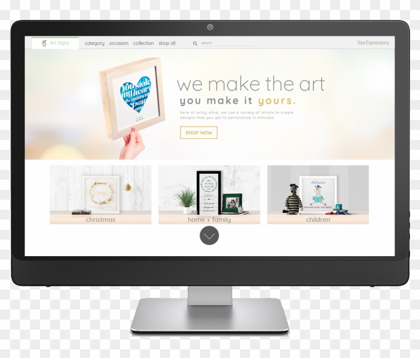 Touch Screen - Computer Monitor Clipart