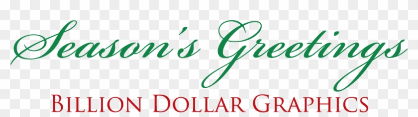 Seasons Greetings Png - Calligraphy Clipart
