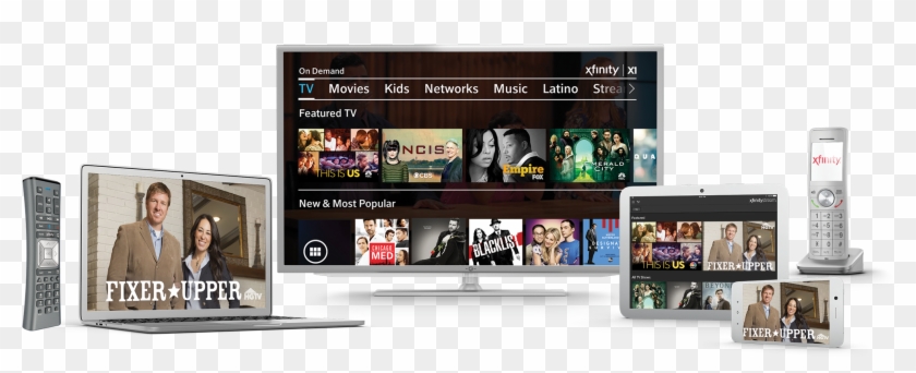 Fixer Upper Available At Xfinity - Led-backlit Lcd Display Clipart