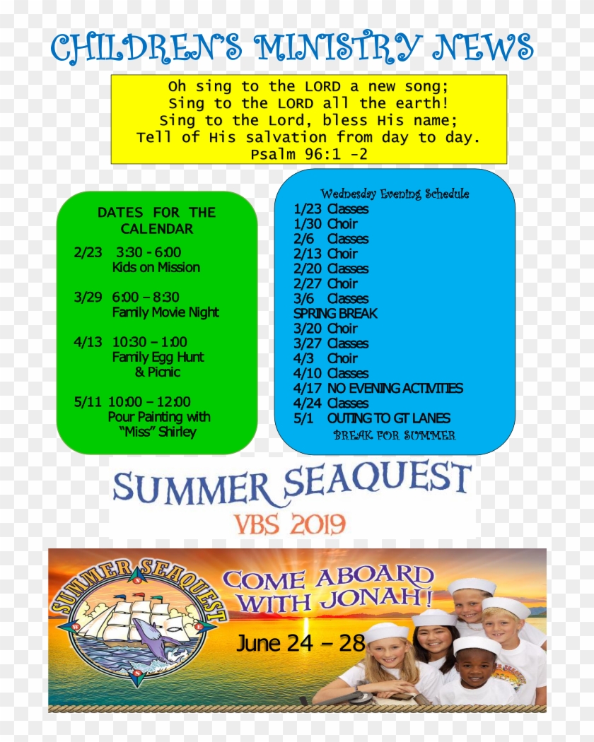 2019 0130 Childrens - Poster Clipart #5849889