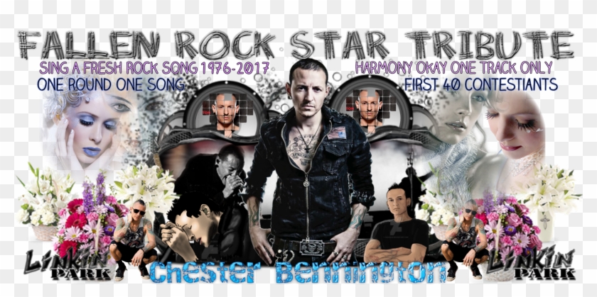 A Rock Tribute To Chester Bennington - Album Cover Clipart #5849935