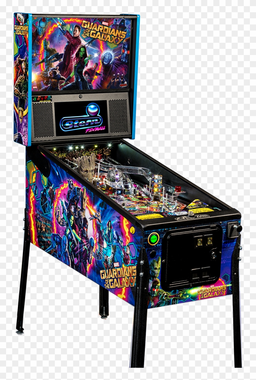 Pinball Machine Png , Png Download - Guardians Of The Galaxy Pinball Machine Clipart