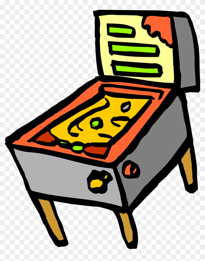 Pinball Clipart 8354 Illustration Of A Pinball Machine - Pinball Machine Clip Art - Png Download