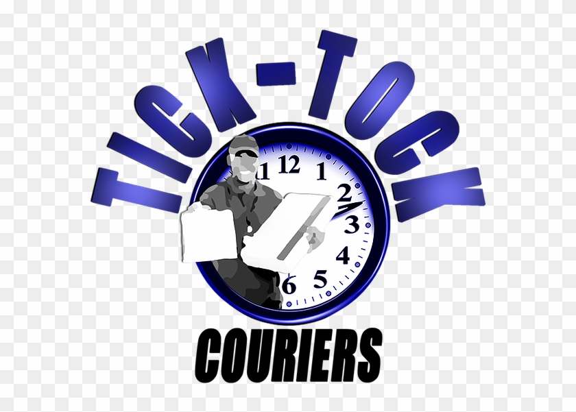 Tick Tock Couriers Final Logo - Graphic Design Clipart #5850609