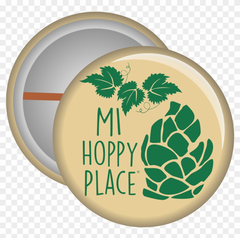 Home > Products > Mi Hoppy Place Button Pin - Illustration Clipart