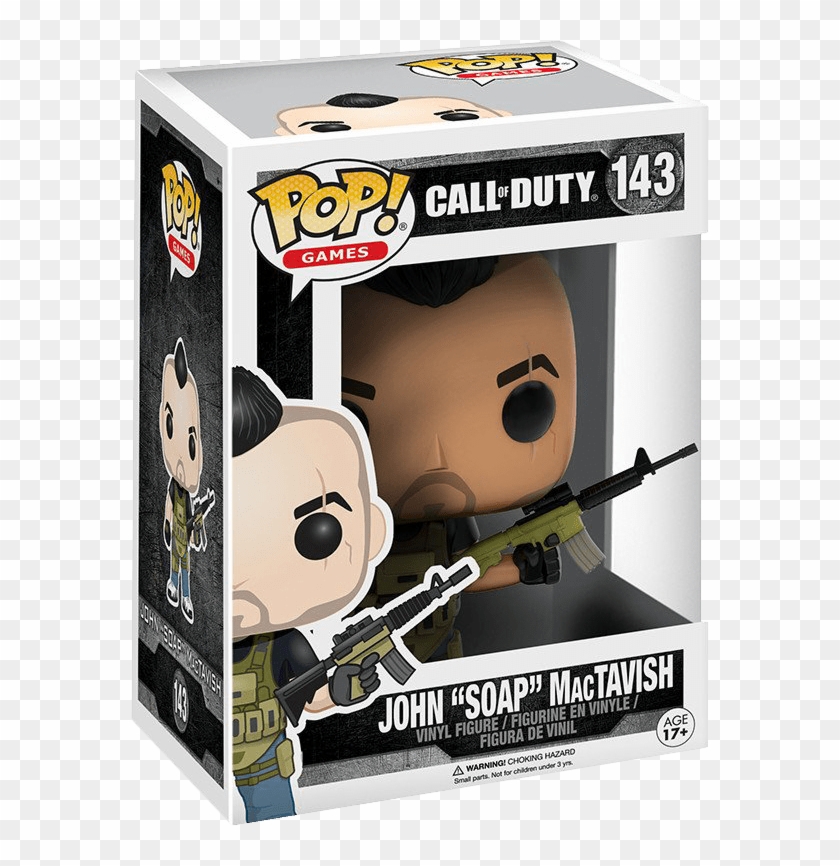 Funko Pop Games Call Of Duty John Soap Mactavish - Soap Mactavish Funko Clipart