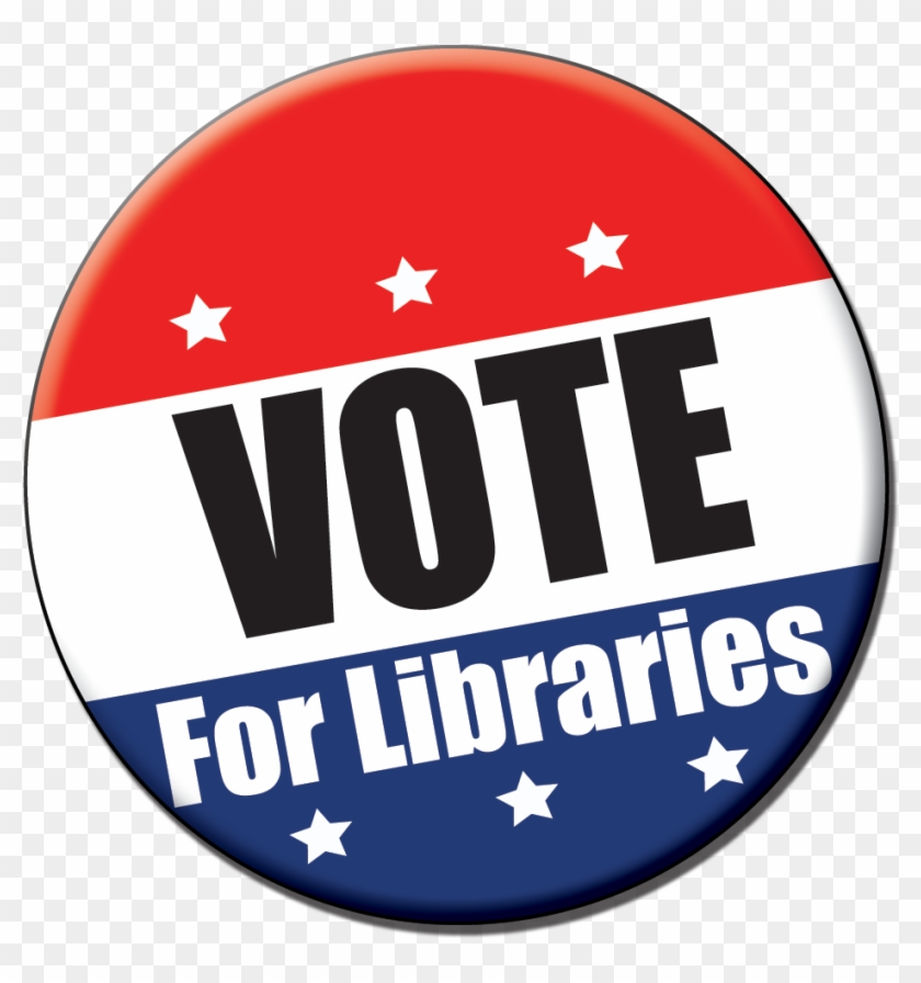 Vote For Libraries - Circle Clipart