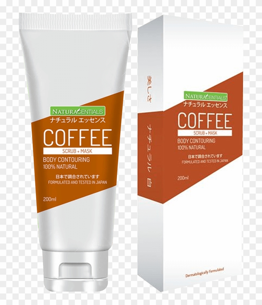 Coffee Scrub Mask Body Contouring - Aim Global Beauty Products Clipart