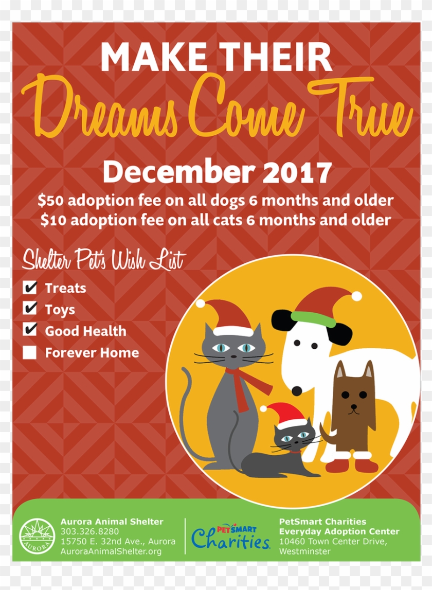 The Aurora Animal Shelter Has Adoption Specials At - Poster Clipart #5852984