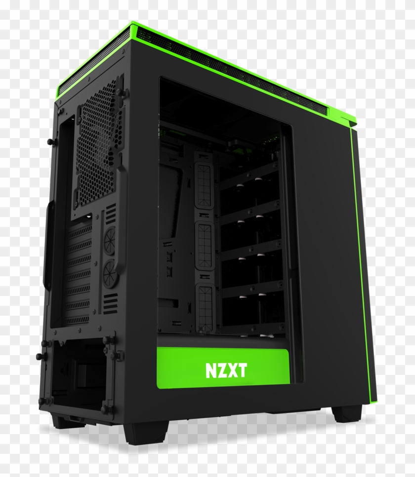 Pc Tower Png - Nzxt H440 Red Clipart