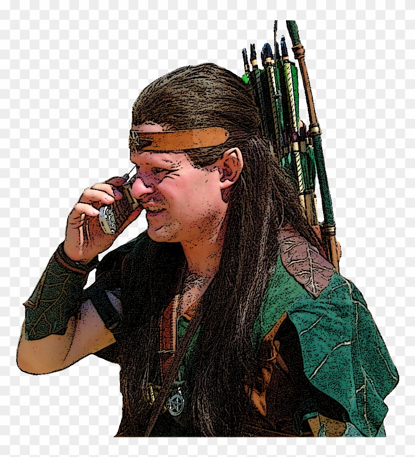 George/elrond, The Elfiest Elf To Ever Shadowrun - Shadowrun Character Art Png Clipart