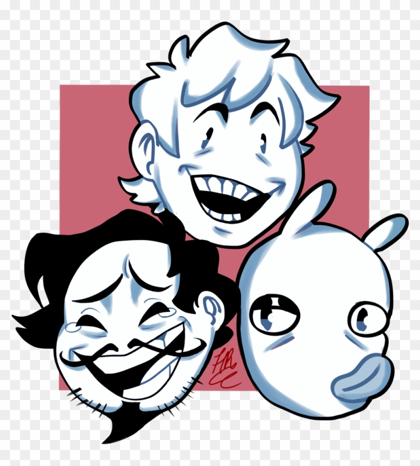 "@oneyplays @oneyng @dingdongvg Drew The Funnee Boys - Cartoon Clipart #5853581