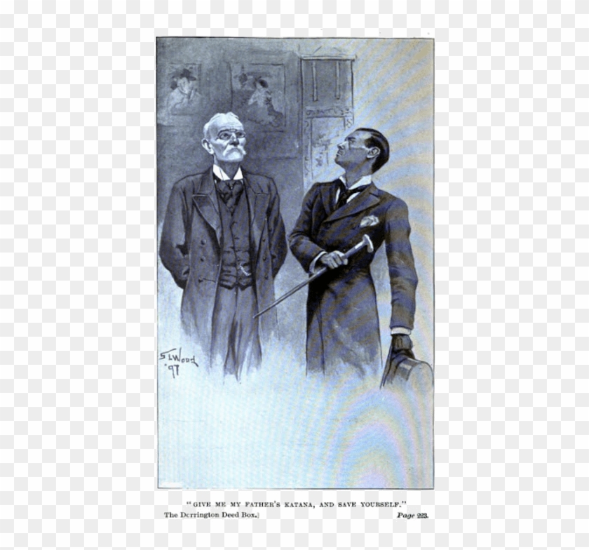 “kanamaro Has Not Been Seen About The Place, I Suppose, - Vintage Clothing Clipart #5854063