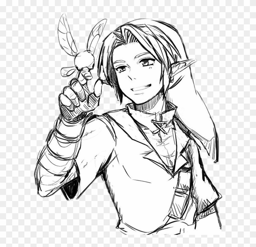 #link #game #zelda #harrypotter #tumblr #drawing #art - Link Drawing Clipart