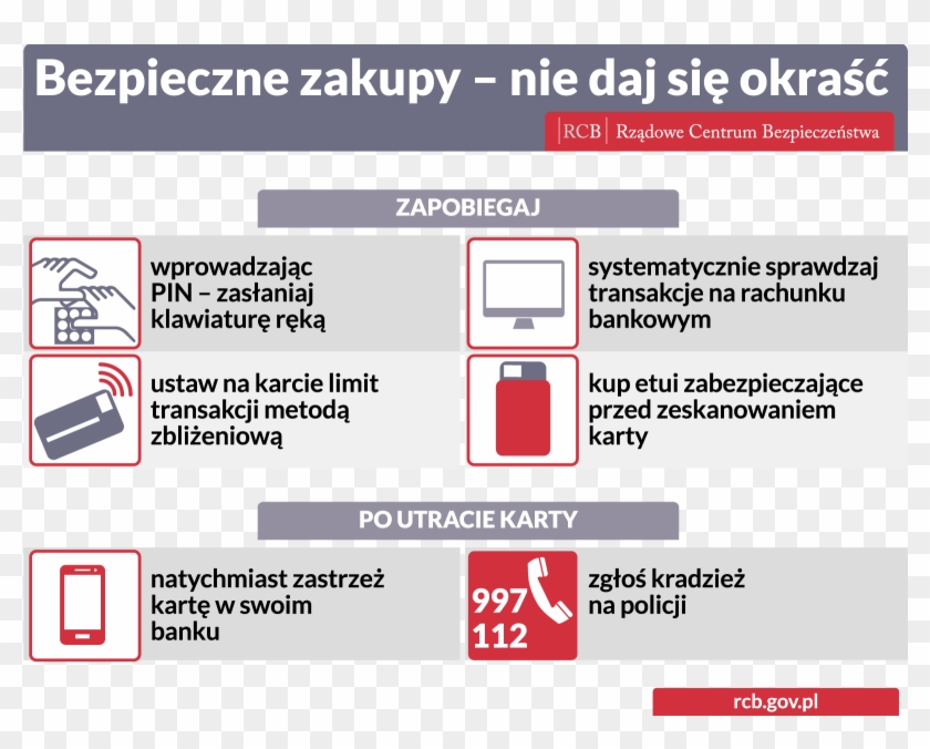 Obraz Na Stronie Rcb Bezpieczne Zakupy Krzywe - Rządowe Centrum Bezpieczeństwa Clipart