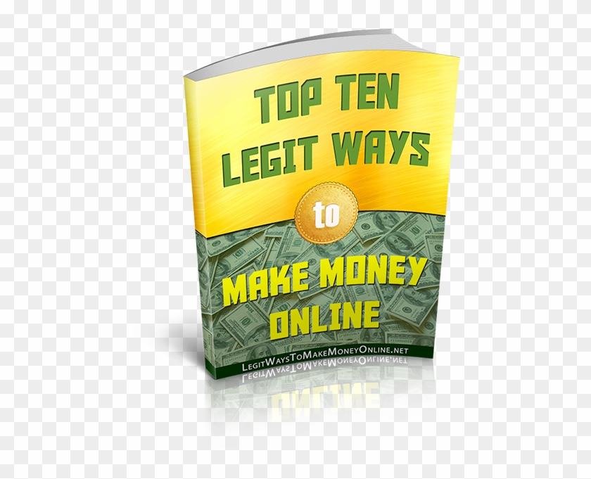 Top Ten Legit Ways To Make Money Online - Book Cover Clipart #5854680