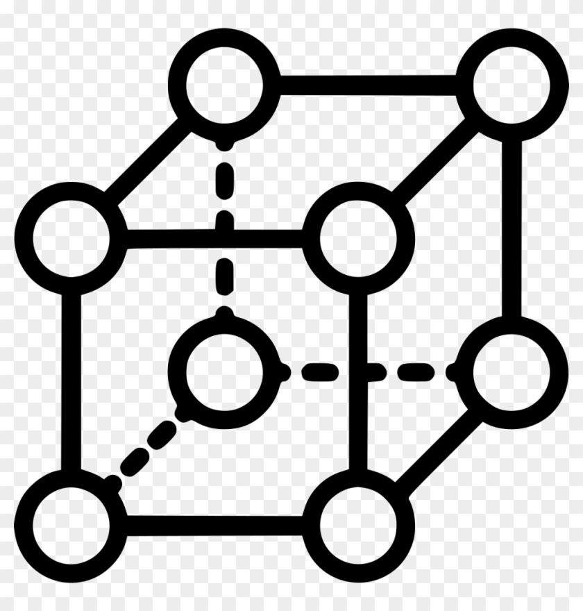 Molecular Lattice Physics Molecules Science Png Icon - Algorithm Icon Clipart #5854745