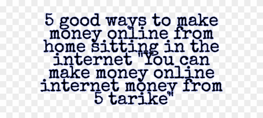 5 Good Ways To Make Money Online From Home Sitting - Approachable Clipart #5854835