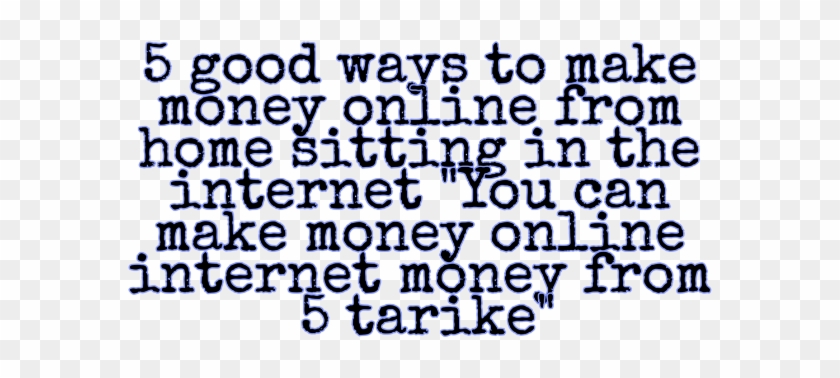 5 Good Ways To Make Money Online From Home Sitting - Approachable Clipart