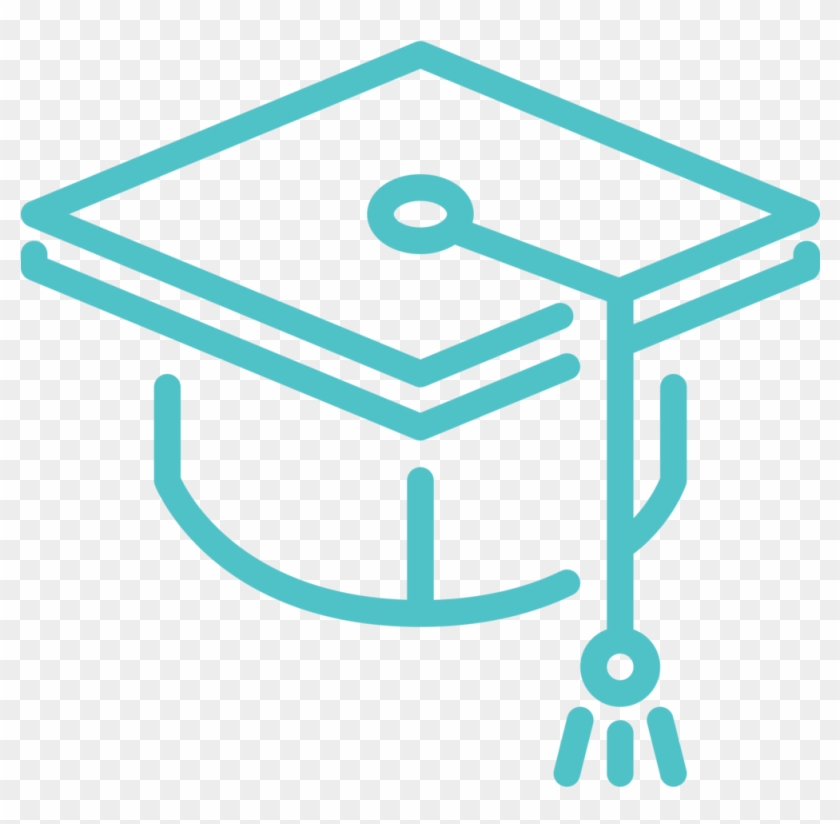 Dannyunderwater Icons Graduation Hat Blue - Education Clipart #5854996