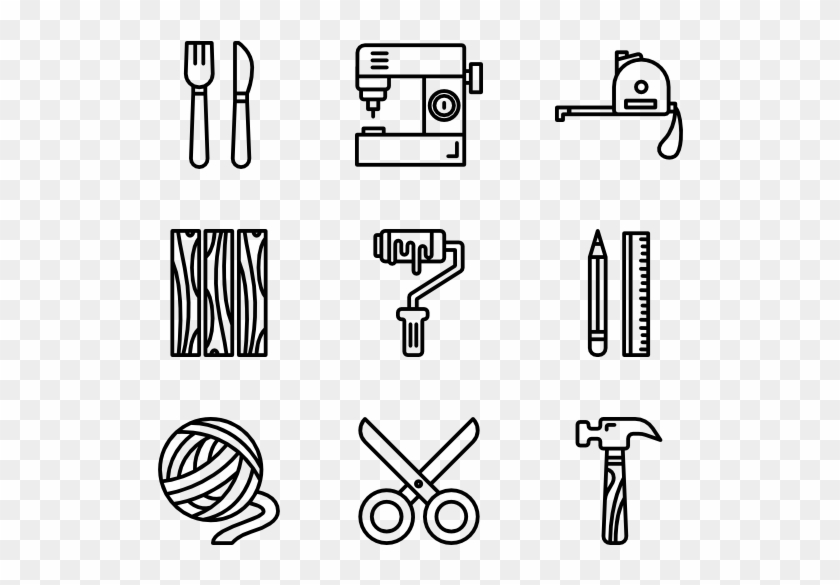 Crafting - Handmade Icon Png Clipart #5855059