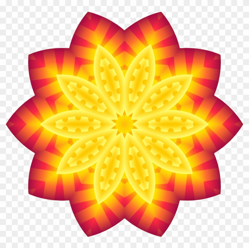 This Free Icons Png Design Of Abstract Flower 8 - Clip Art Transparent Png