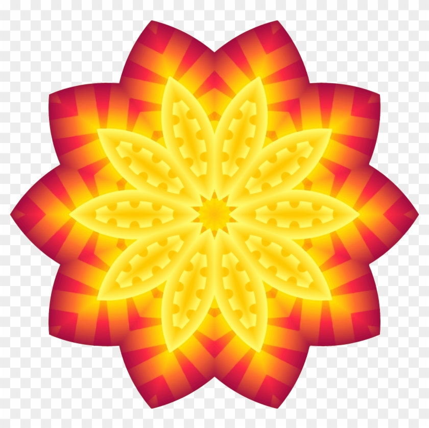 This Free Icons Png Design Of Abstract Flower 8 - Clip Art Transparent Png #5855675