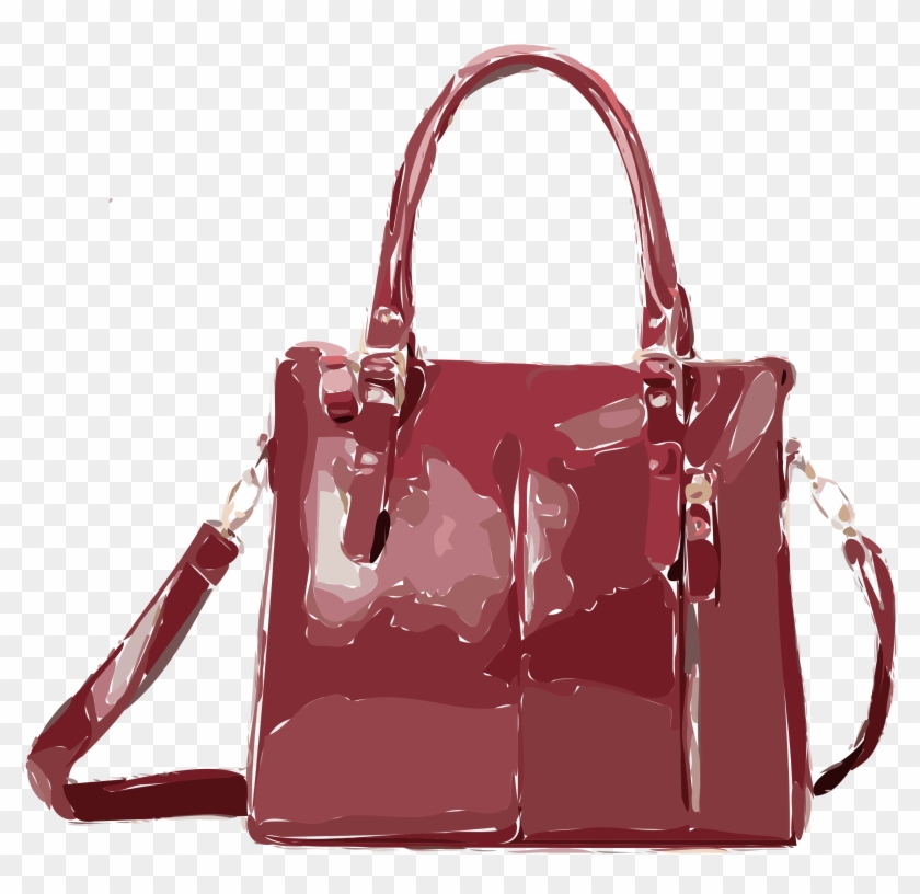 This Free Icons Png Design Of Dark Red Bag - Handbag Clipart #5855758