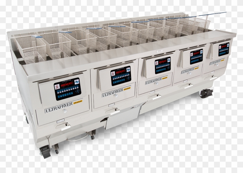 Ultragold E20-18 Five Vat Commercial Electric Deep - Control Panel Clipart