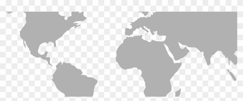 Word-map - Black And White World Map Background Clipart #5856885