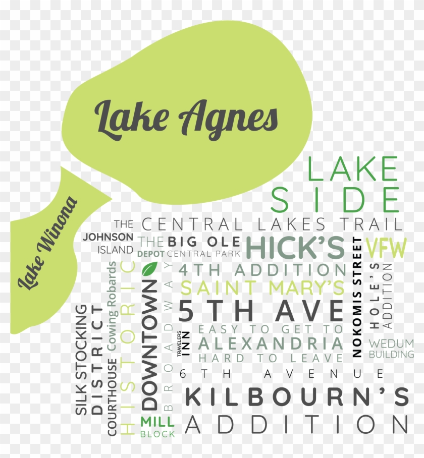 Alexandria Word Map - Calligraphy Clipart