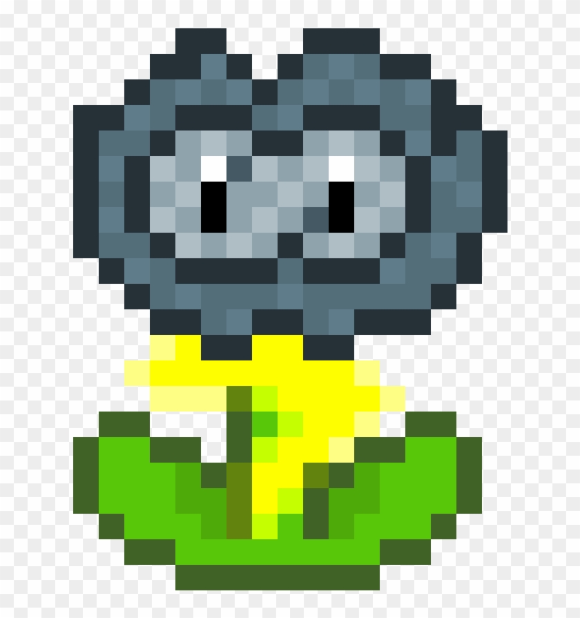 Custom Lightning Flower - Mario Flower 8 Bit Clipart