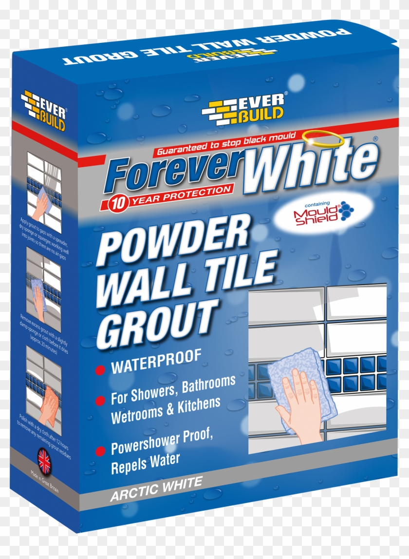 Forever White Powder Wall Tile Grout Is A Cement Based - General Supply Clipart #5857687
