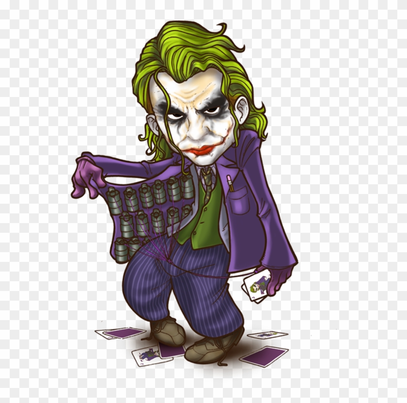 #mq #joker #batman #cartoon #hero - Joker Cute Transparent Background Clipart