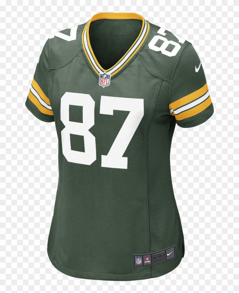 Nike Nfl Green Bay Packers Women's Football Home Game - Packers Jersey No Background Clipart