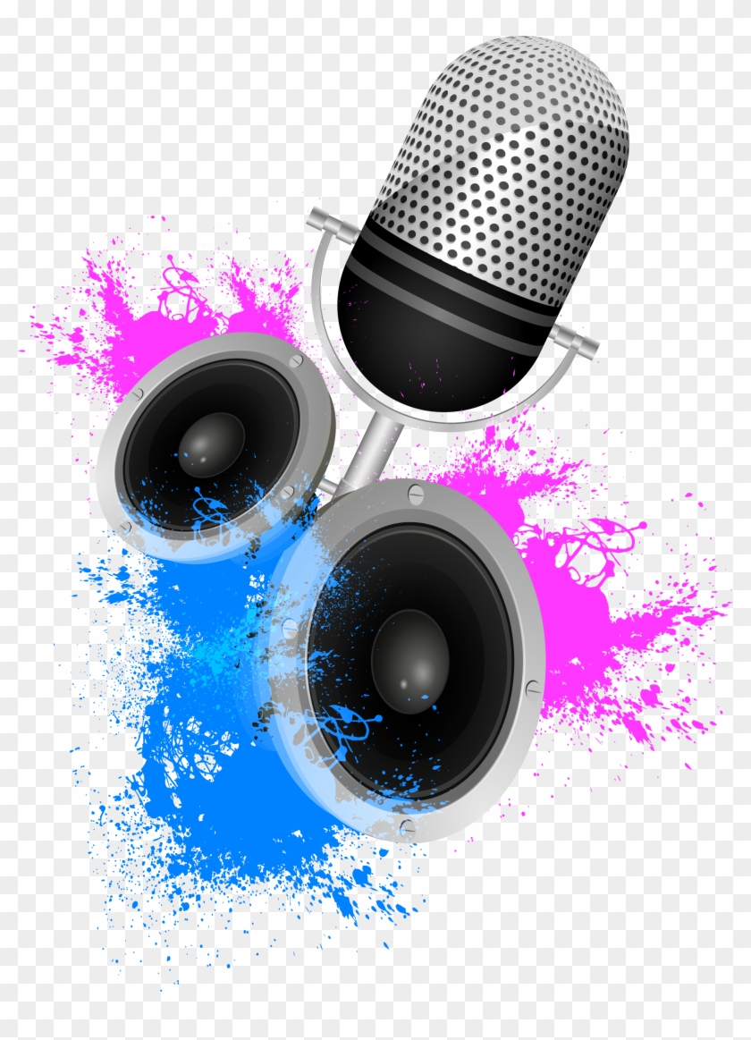 Microphone, Sound, Encapsulated Postscript, Audio Png - Microphone Clipart #5857930