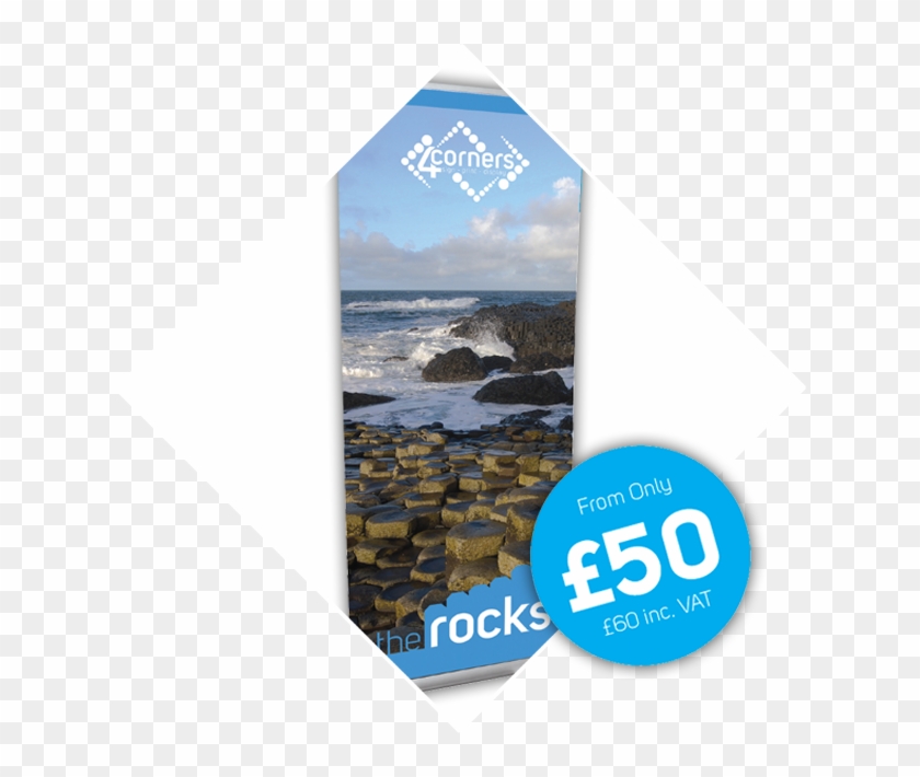 The Rocks Budget Roll Up Banner Stand - Ocean Clipart