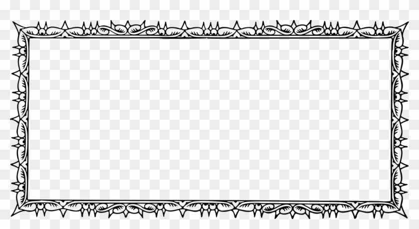 Banner Download Pennon Blog Document - Banner Clipart Black And White - Png Download #5857996
