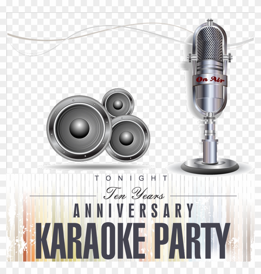 Metal Textured Microphone Stereo 2019 Vector Free Download - Altavoces Png Para Photoshop Clipart #5858273