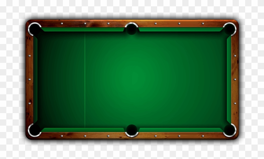 9 Ball Pool - Billiard Table Clipart
