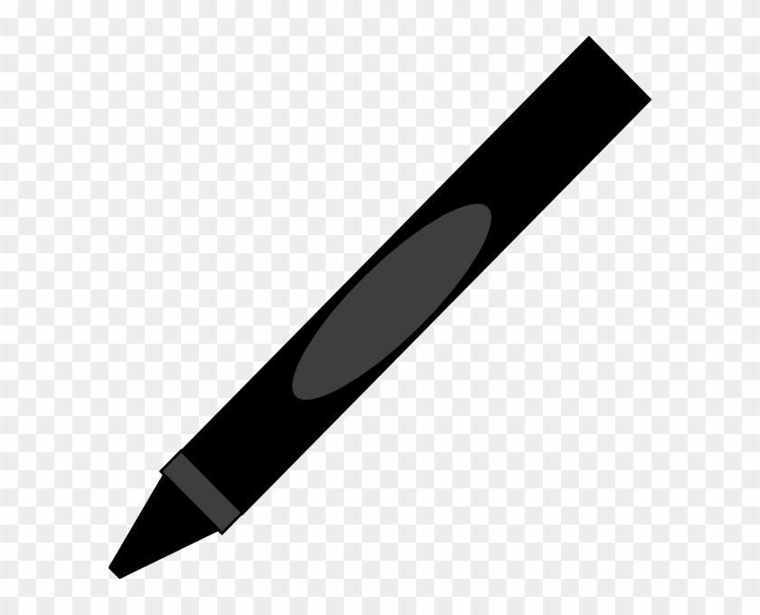 Black Crayon Clip Art - Arrow Pointing Diagonally Up - Png Download #5858314